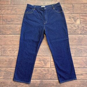 Rolla’s Original High Rise Straight Long in Rinse Blue Sz 34 NWT